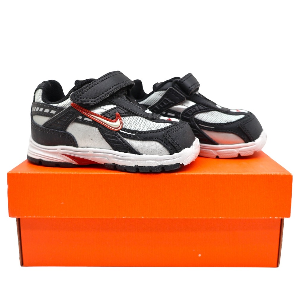 Nike Downshifter S/O TD Toddler 4.5C Vintage 2008 Grey Silver Black 318209-001